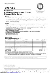 LV8735V datasheet pdf ON Semiconductor