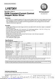 LV8736V datasheet pdf ON Semiconductor
