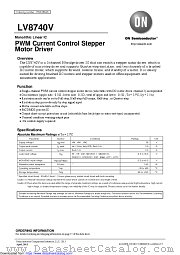 LV8740V datasheet pdf ON Semiconductor