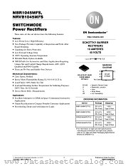 MBR1045MFS datasheet pdf ON Semiconductor