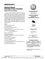 MBR230LSFT1G datasheet pdf ON Semiconductor