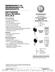 MBRB30H30CT-1 datasheet pdf ON Semiconductor