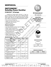MBRP30035L datasheet pdf ON Semiconductor