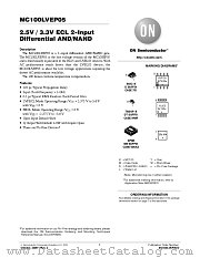 MC100LVEP05 datasheet pdf ON Semiconductor