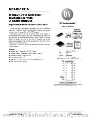 MC74HC251A datasheet pdf ON Semiconductor
