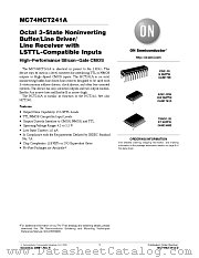 MC74HCT241A datasheet pdf ON Semiconductor