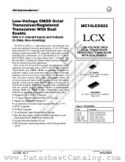 MC74LCX652 datasheet pdf ON Semiconductor
