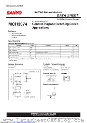 MCH3374 datasheet pdf ON Semiconductor