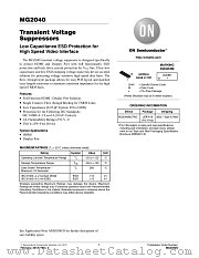 MG2040 datasheet pdf ON Semiconductor