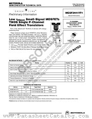 MGSF3441VT1 datasheet pdf ON Semiconductor