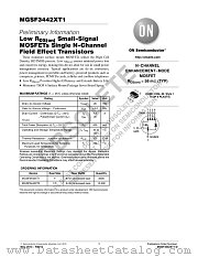MGSF3442XT1 datasheet pdf ON Semiconductor