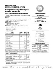 MJD128 datasheet pdf ON Semiconductor