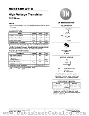 MMBT5401W datasheet pdf ON Semiconductor