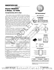 MMDF2C01HD datasheet pdf ON Semiconductor