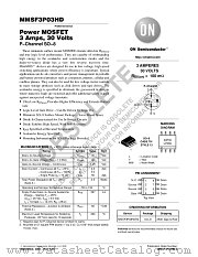 MMSF3P03HD datasheet pdf ON Semiconductor