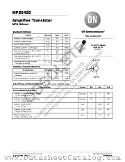 MPS6428 datasheet pdf ON Semiconductor