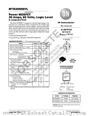 MTB30N06VL datasheet pdf ON Semiconductor