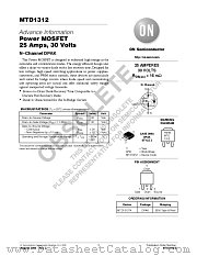 MTD1312 datasheet pdf ON Semiconductor