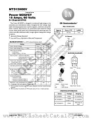 MTD15N06V datasheet pdf ON Semiconductor