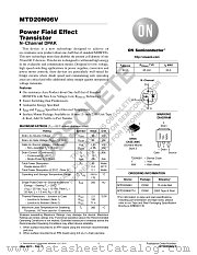 MTD20N06V datasheet pdf ON Semiconductor