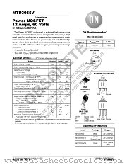 MTD3055V datasheet pdf ON Semiconductor