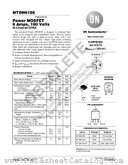 MTD9N10E datasheet pdf ON Semiconductor