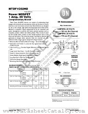 MTDF1C02HD datasheet pdf ON Semiconductor