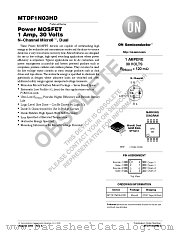 MTDF1N03HD datasheet pdf ON Semiconductor
