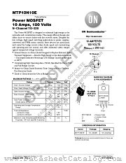 MTP10N10E datasheet pdf ON Semiconductor