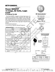 MTP15N06VL datasheet pdf ON Semiconductor