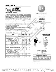 MTP1N60E datasheet pdf ON Semiconductor