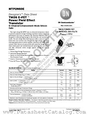 MTP2N60E datasheet pdf ON Semiconductor