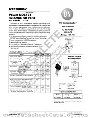 MTP50N06V datasheet pdf ON Semiconductor