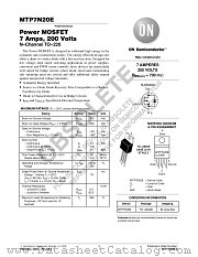 MTP7N20E datasheet pdf ON Semiconductor