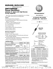 MUR490E datasheet pdf ON Semiconductor