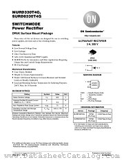 MURD330 datasheet pdf ON Semiconductor