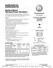 MURS360BT3 datasheet pdf ON Semiconductor