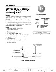 NB3N2302 datasheet pdf ON Semiconductor