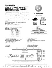 NB3N51034 datasheet pdf ON Semiconductor
