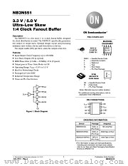 NB3N551 datasheet pdf ON Semiconductor
