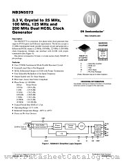 NB3N5573 datasheet pdf ON Semiconductor