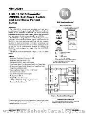 NB4L6254 datasheet pdf ON Semiconductor