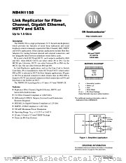 NB4N1158 datasheet pdf ON Semiconductor
