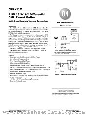 NB6L11M datasheet pdf ON Semiconductor