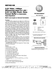NB7HQ14M datasheet pdf ON Semiconductor