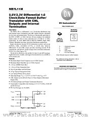 NB7L11M datasheet pdf ON Semiconductor