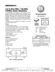 NBXDBA014 datasheet pdf ON Semiconductor