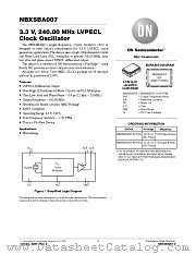 NBXSBA007 datasheet pdf ON Semiconductor