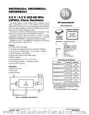 NBXSBA024 datasheet pdf ON Semiconductor