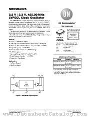 NBXSBA025 datasheet pdf ON Semiconductor